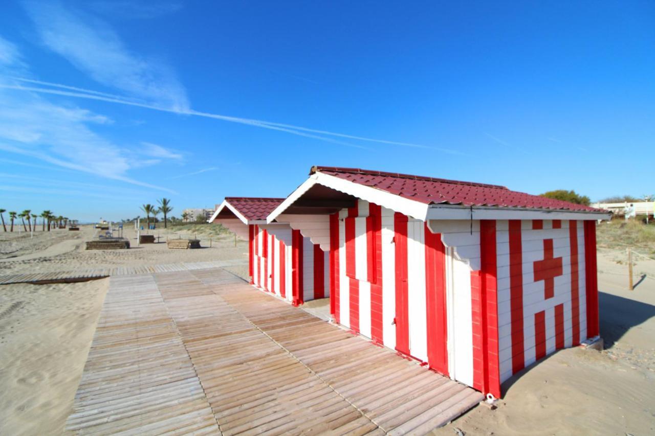 Global Properties, Apartamento Con Terraza Y Piscina A Un Paso De La Playa Canet d’En Berenguer Kültér fotó