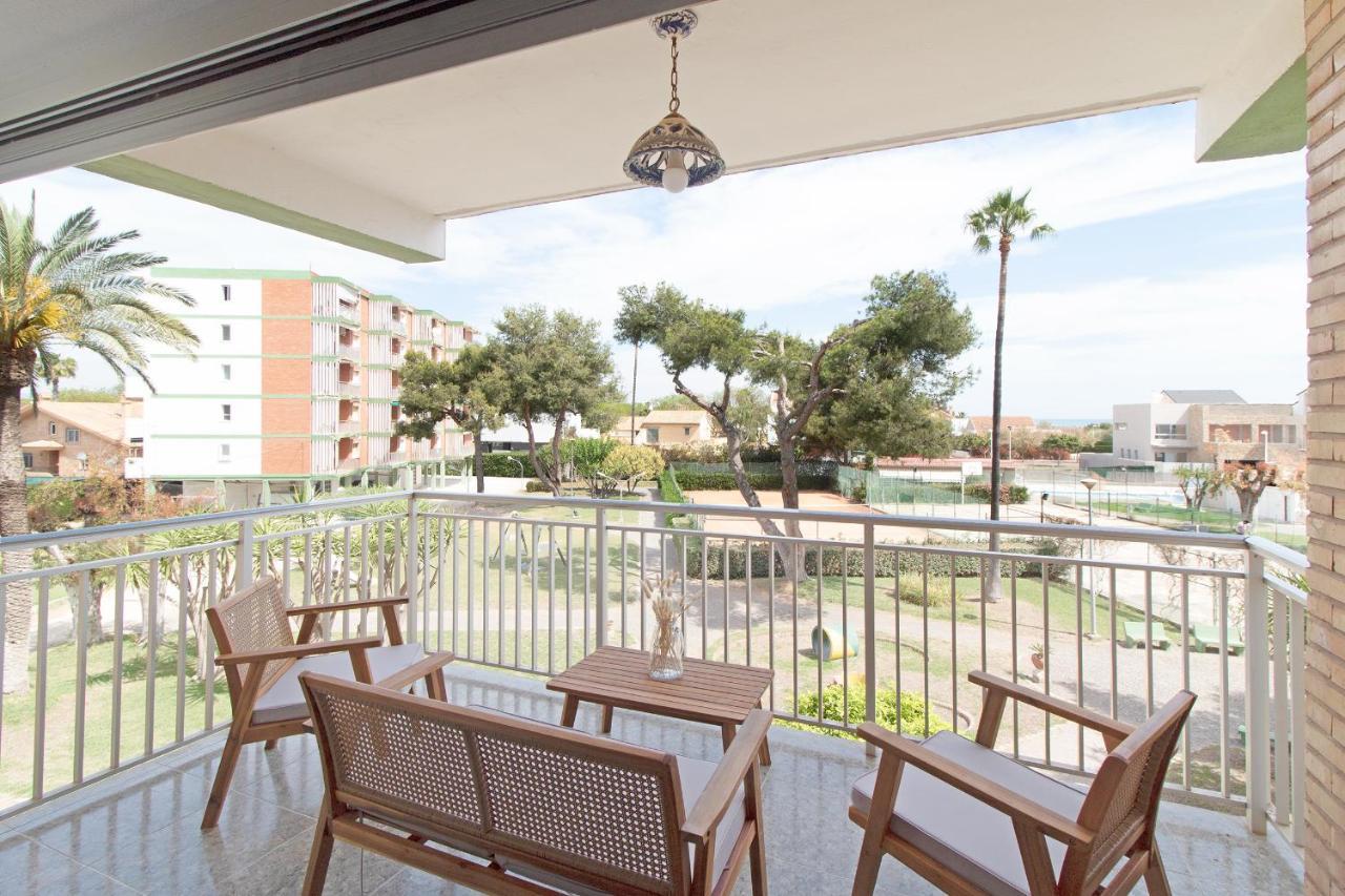 Global Properties, Apartamento Con Terraza Y Piscina A Un Paso De La Playa Canet d’En Berenguer Kültér fotó
